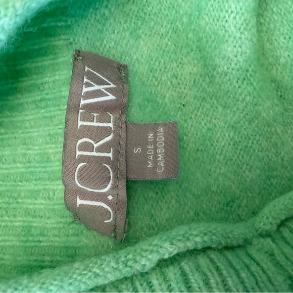 J. Crew Spring Rollneck Supersoft Merino Wool Alpaca Blend Size Small EUC - Picture 5 of 6
